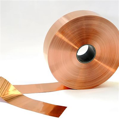Copper foil for radiator fin